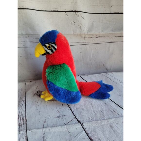 Ty Beanie Buddy Collection Jabber the Parrot Large 9.5" 1999 Retired Plush Toy - Picture 2 of 7